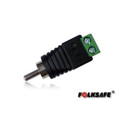 FOLKSAFE FS-RCA1 Conector macho. Para conexión a entrada de audio. Car