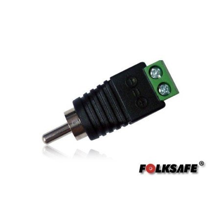 FOLKSAFE FS-RCA1 Conector macho. Para conexión a entrada de audio. Car