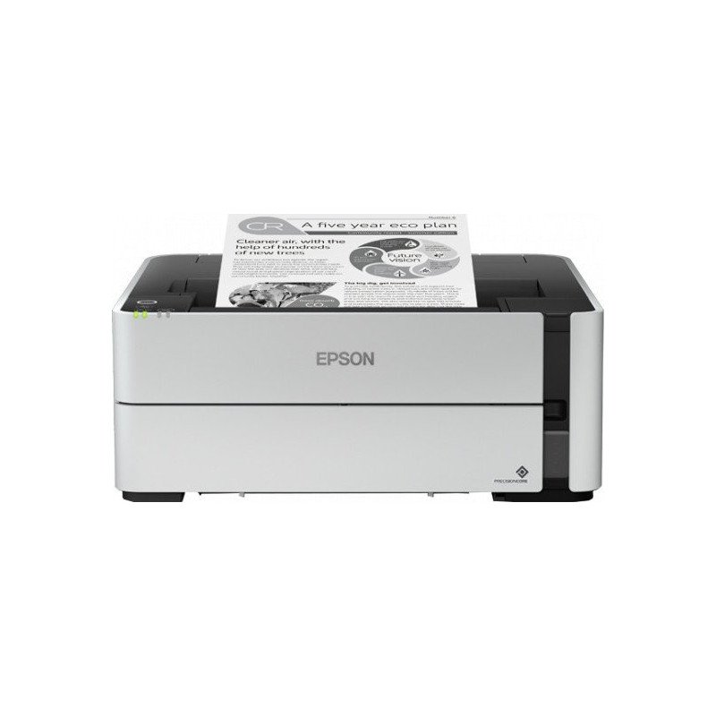 Impresora Epson M1180, 20 ppm negro, tinta continua, ecotank, USB, WiFi, ethernet, dúplex, monocromática