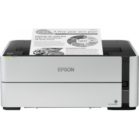 Impresora Epson M1180, 20 ppm negro, tinta continua, ecotank, USB, WiFi, ethernet, dúplex, monocromática