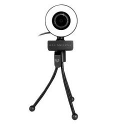 Webcam CMOS Balam Rush OS FHD 1080P Corrección de Color Negra Stelar C
