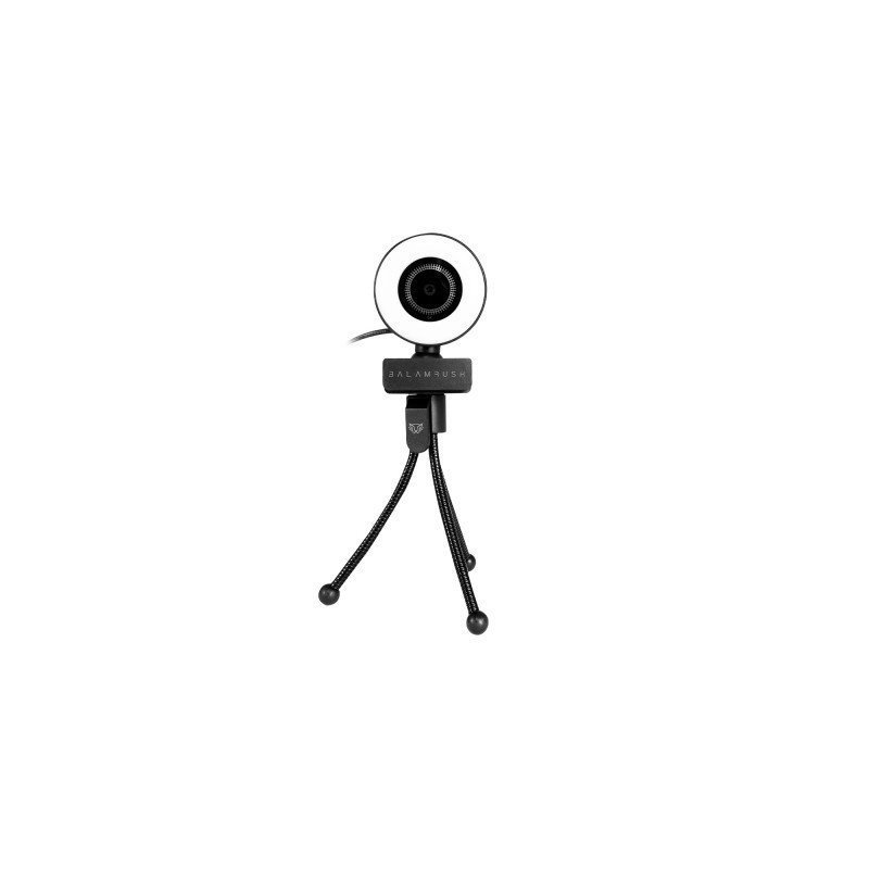 Webcam CMOS Balam Rush OS FHD 1080P Corrección de Color Negra Stelar C