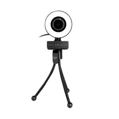 Webcam CMOS Balam Rush OS FHD 1080P Corrección de Color Negra Stelar C