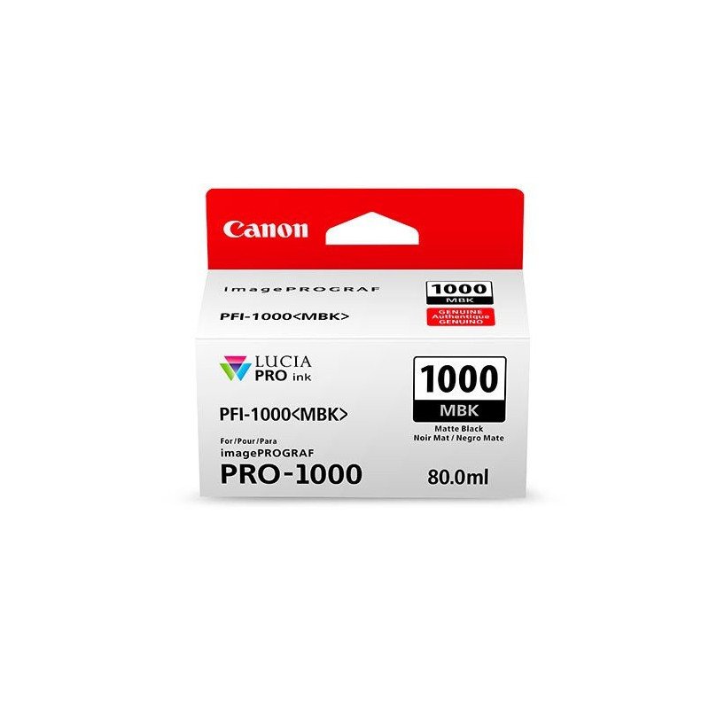 Tanque Canon PFI-1000 MBK - Negro