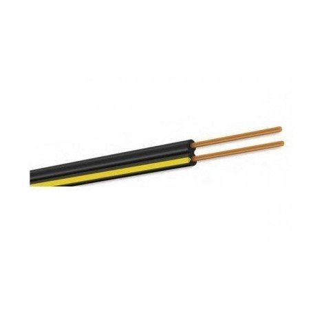 Cable Acometida CONDUMEX 640005 - 305 m, Negro, Amarillo, Cable Acometida 2/18 PVC, 100 Cobre