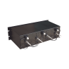 Duplexer pasa banda/rechazo de banda, UHF de 370-410 MHz, para montaje