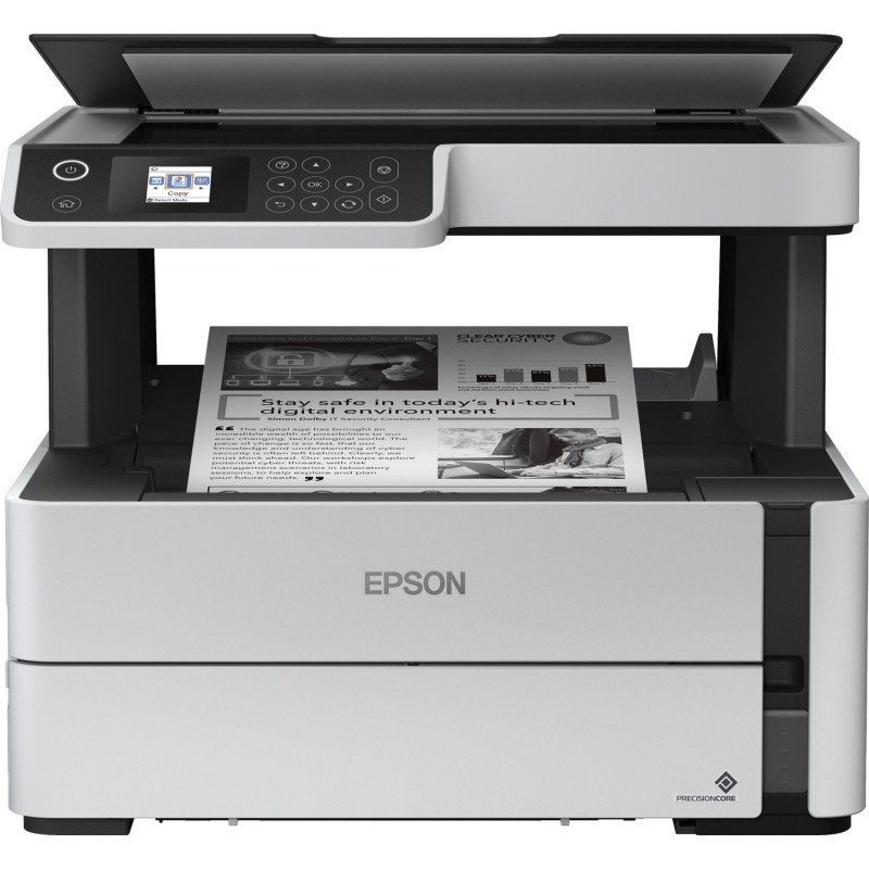 Multifuncional Monocromático Epson EcoTank® M Epson C11CH43301 - 1200 x 2400 DPI, Inyección de tinta, 39 ppm, 251 hojas, 20000 p