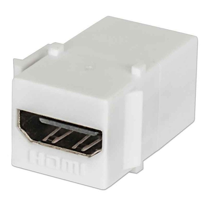 Cople HDMI, keystone, blanco