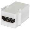 Cople HDMI, keystone, blanco