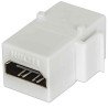 Cople HDMI, keystone, blanco