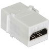 Cople HDMI, keystone, blanco
