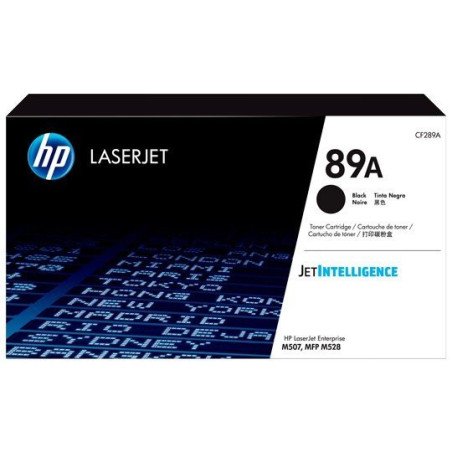 Cartucho tóner HP CF289A - Laser, 5000 páginas, Blanco y Negro, HP LaserJet Enterprise M507