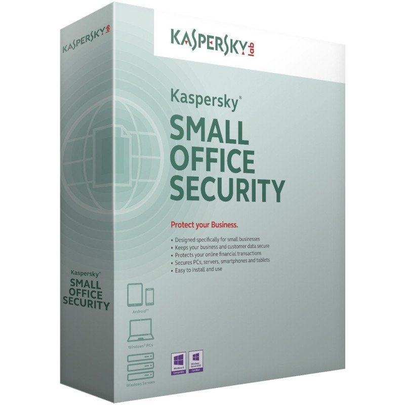 Antivirus Kaspersky Small Office Security - 5 - 9 licencias, 3 años, Small Office Security