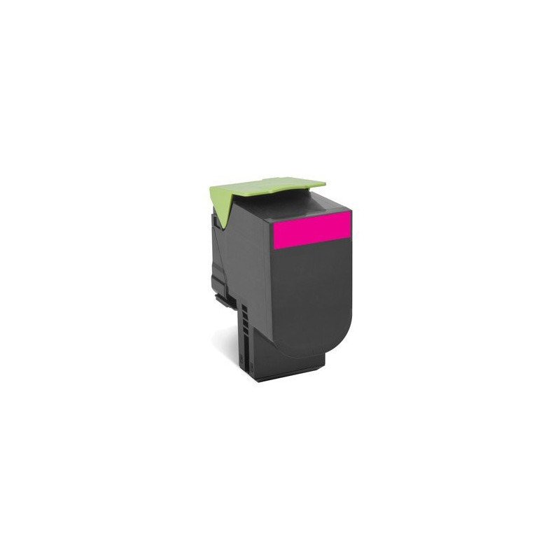 Tóner Lexmark magenta 808HK alto rendimiento, 3,000 pag, CX310dn, CX410de, CX510de