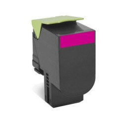 Tóner Lexmark magenta 808SM rendimiento estándar 2,000 pág., para cx310, cx410. Cx510