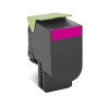 Tóner Lexmark magenta 808SM rendimiento estándar 2,000 pág., para cx310, cx410. Cx510 Tóner Lexmark magenta 808SM rendimiento estándar 2,000 pág., para cx310, cx410. Cx510