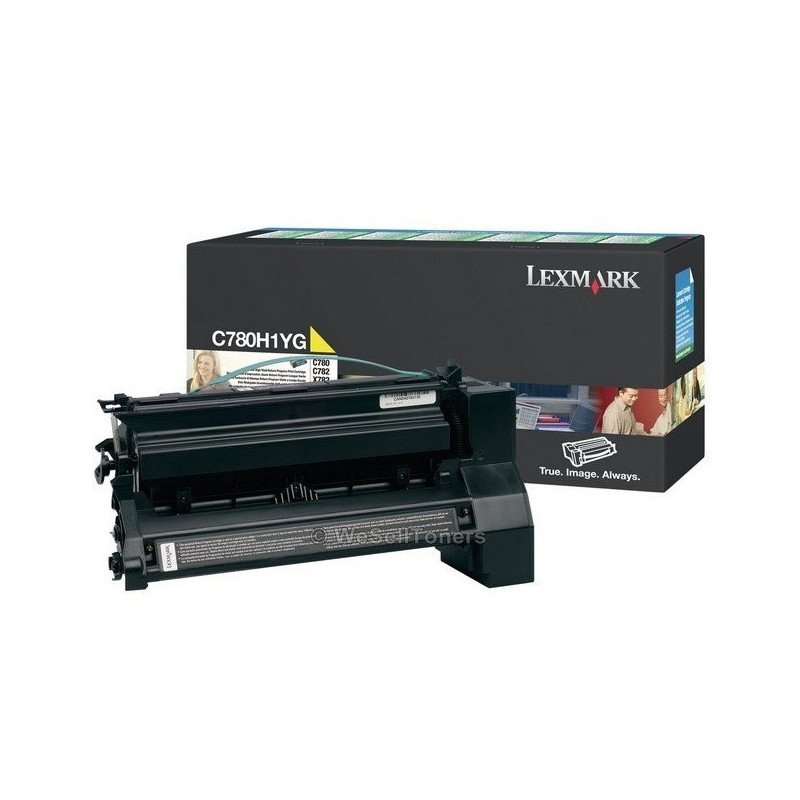 Cartucho tóner Lexmark - 10000 páginas, Amarillo, Laser, Negro