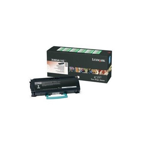 Cartucho tóner Lexmark - 3500 páginas, Negro, Láser