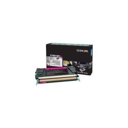 Cartucho tóner Lexmark - 10000 páginas, Magenta, Láser, Negro
