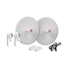 Kit de 2 radios C5X con antenas TXPD30C5X (25 dbi), rango de frecuenci