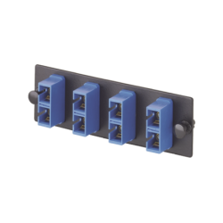 Placa acopladora de fibra óptica fap, con 3 conectores SC dúplex (6 fibras), para fibra monomodo os1, OS2, color azul