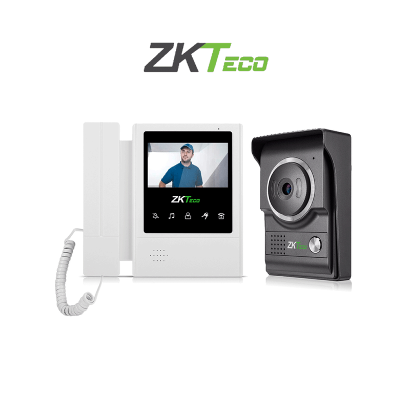 Kit de videoportero analógico con frente de calle y monitor de 4.3", s