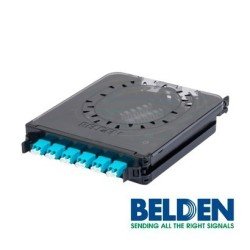 Cassete Belden FC3X06LDFS 6 adaptadores LC 12 hilos multimodo OM3