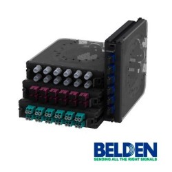 Cassete Belden fcsx12ldfs fx eCX cassette os2 12 ports splicing LC duplex blue adapters