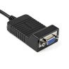 Convertidor DisplayPort a VGA StarTech.com DP2VGA - DisplayPort, DB15 FM, Macho/hembra, Negro