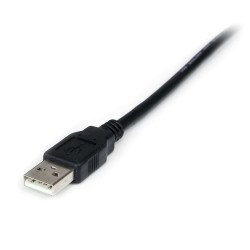 Cable USB a serial StarTech.com - 1 m, USB, RS-232, Negro