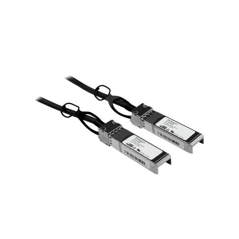 Cable de red StarTech.com - 5 m, SFP+, SFP+, Macho/Macho, Negro