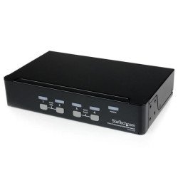 Switch KVM de 4 Puertos StarTech.com SV431USB - VGA, 5 m, Negro, 4
