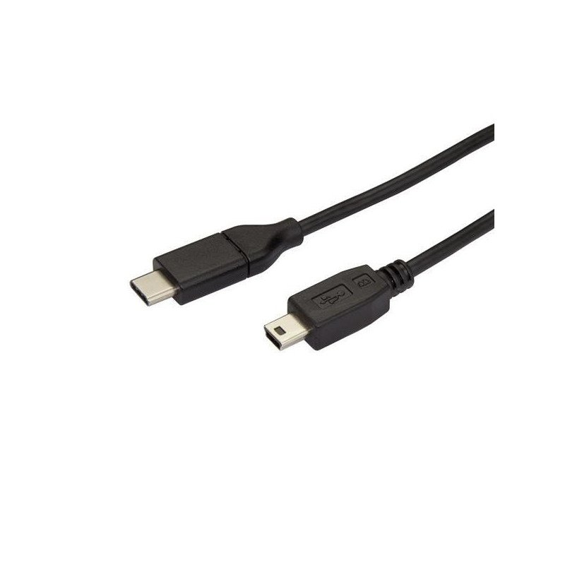 Cable USB StarTech.com USB2CMB2M - USB C, Mini-USB B, Macho/Macho, 2 m, Negro