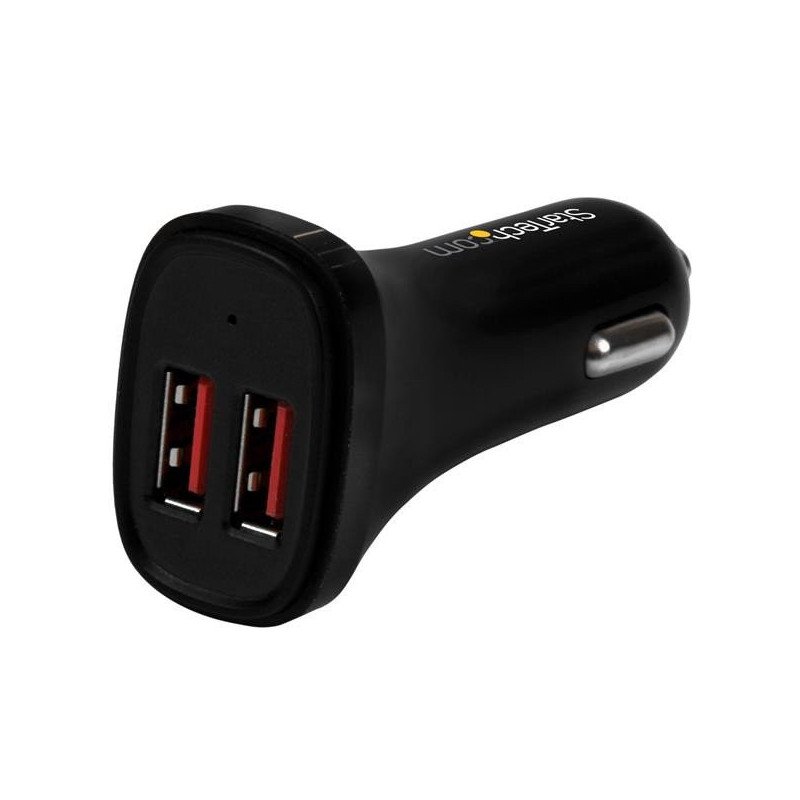 Cargador de Coche StarTech.com USB2PCARBKS - Auto, USB, Negro, 5 V