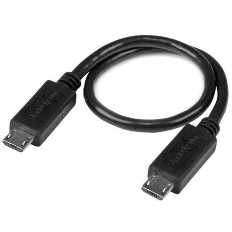 Cable USB OTG StarTech.com UUSBOTG8IN - Micro-USB B, Micro-USB B, Macho/Macho, 0.22m