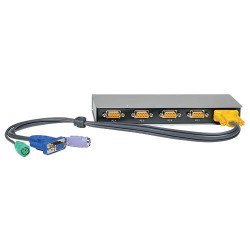Switch KVM Tripp-Lite - Plata
