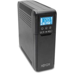 UPS Interactivo con USB 1000VA/600W - 120V 50H Tripp-Lite ECO1000LCD, 1000 VA, 600 W, 7 h, Negro, Hogar y Oficina