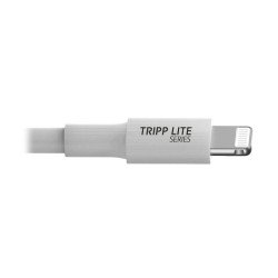 Cable Lightning Tripp-Lite - 1.8 m, USB A, Lightning, Macho/Macho, Color blanco