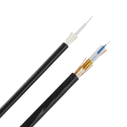 Cable de fibra óptica de 6 hilos, multimodo OM3 50/125 optimizada, interior/exterior, loose tube 250um, no conductiva (dieléctri