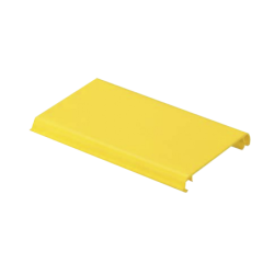 Tapa con bisagra a presión para canaleta fiberrunner frhc4yl6, de PVC rígido, color amarillo, 1.8 m de largo