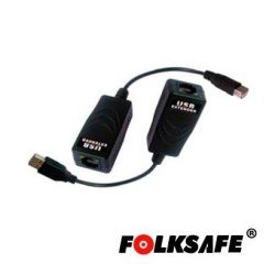 FS-6201U FOLKSAFE El extensor USB Folsksafe FS-6201U está diseñado para facilitar la conexión entre dispositivos con conexión a