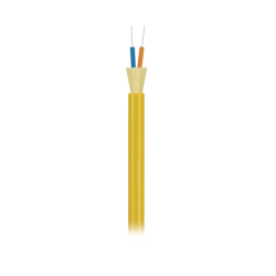 Cable de fibra óptica de 2 hilos (g.657.a1), monomodo OS2 9/125, interior, tight buffer 900um, no conductiva, riser
