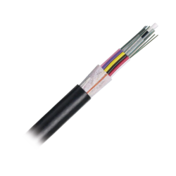 Cable de fibra óptica de 12 hilos, osp (planta externa), no armada (dieléctrica), 250um, monomodo OS2, precio por metro