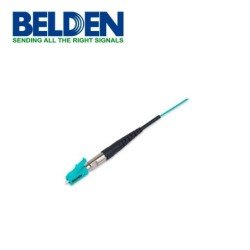 Pigtail para fibra óptica Belden FT3LC900FS01 OM3-4 LC simplex aqua