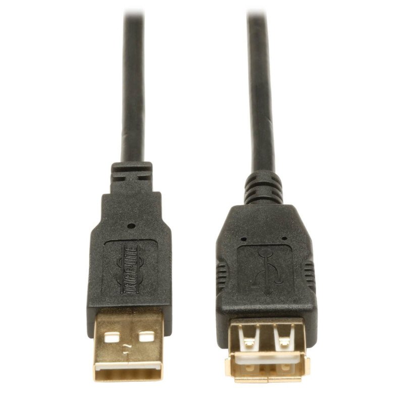 Cable USB Tripp-Lite - 4.87 m, USB A, USB A, Macho/hembra, Negro