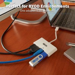 Adaptador Externo de Video 3.1 Tripp-Lite U444-06N-H4GU-C - Color blanco