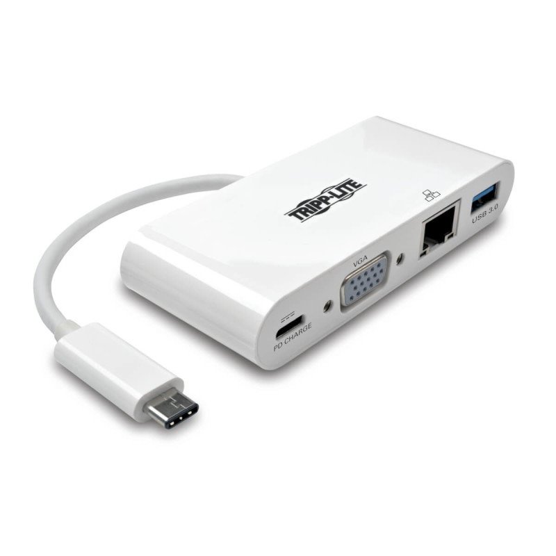 Adaptador Externo de Video 3.1 Tripp-Lite U444-06N-VGU-C - Color blanco, USB, VGA (D-Sub)