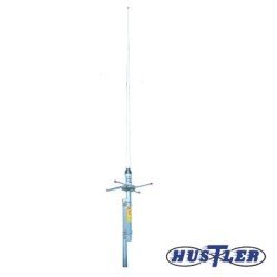 Antena Base UHF Fibra de Vidrio, 6 dB de ganancia, Rango de Frecuencia 462 - 470 MHz.
