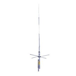Antena base VHF, 7 dB de ganancia, omnidireccional, rango de frecuencia 161 - 167 MHz