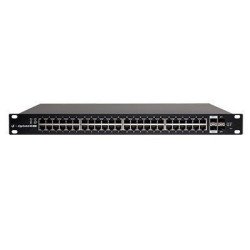 Switch EdgeMAX Administrable de 48 Puertos Gigabit con PoE+/PoE Pasivo 24V + 2 Puertos SFP